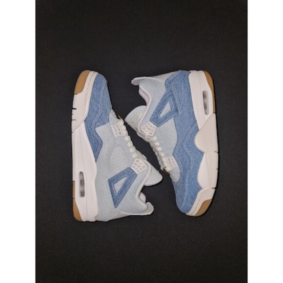 Jordan 4 Retro TEX Denim Worn Blue (Women's) SIZE 6.5 - IB6716-100 - Picture 8 of 8